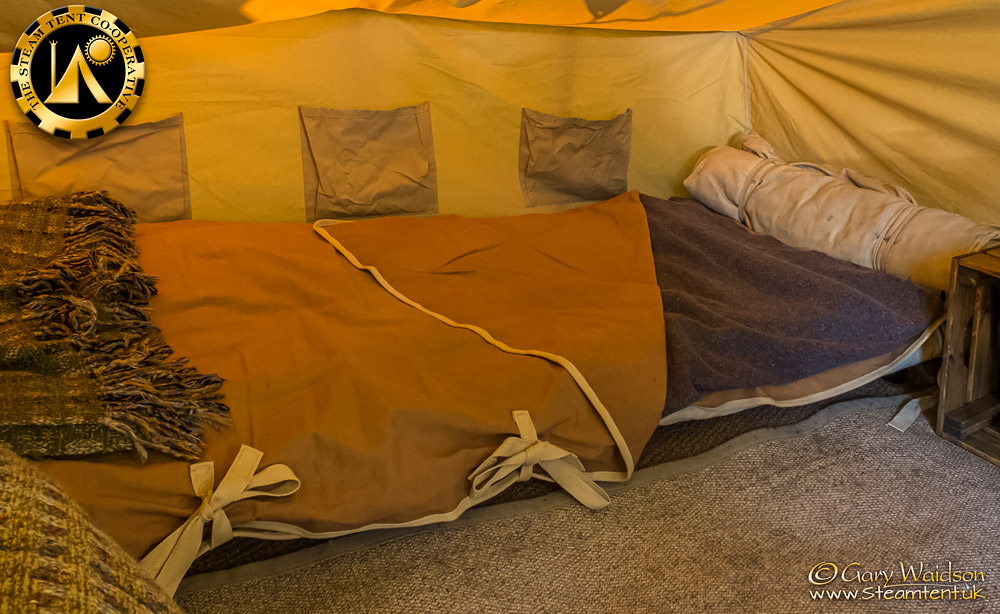 Bedroll. The Steam Tent Co-operative. © Gary Waidson - www.Steamtent.uk