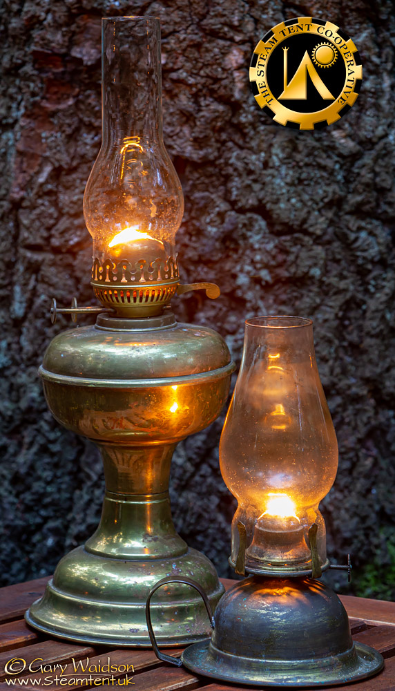 Pedestal Lanterns designed for indoor use. The Steam Tent Co-operative. © Gary Waidson - www.Steamtent.uk 
