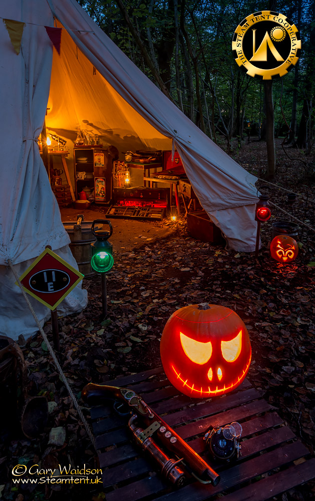 Bell Tent - Steampunk Halloween - The Steam Tent Co-operative. � Gary Waidson - www.Steamtent.uk