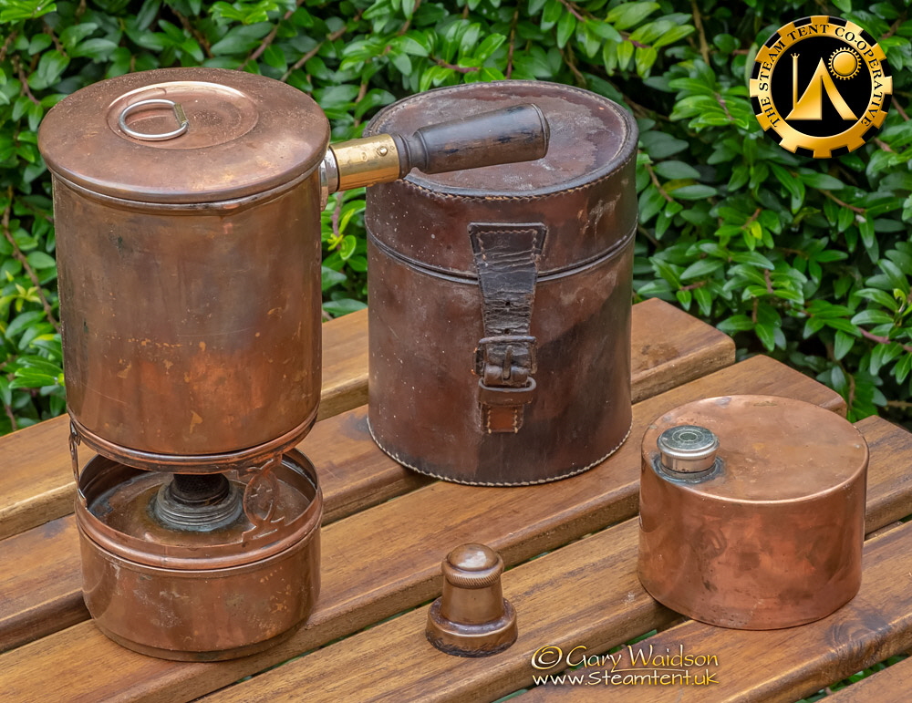 Barrett and Sons Spirit Stove. - The Steam Tent Co-operative.  Gary Waidson - www.Steamtent.uk