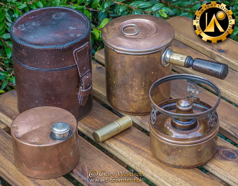 Barrett and Sons Spirit Stove. - The Steam Tent Co-operative.  Gary Waidson - www.Steamtent.uk