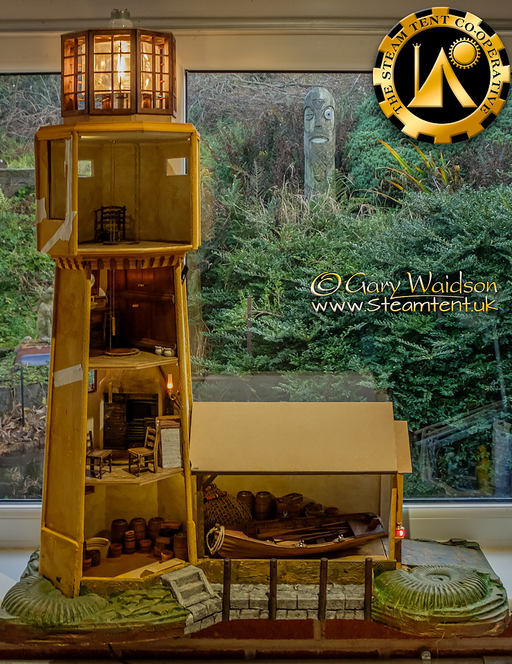 Ammon Rock - Building a 1/12th Scale Gothic Lighthouse  - The Steam Tent Co-operative.  Gary Waidson - www.Steamtent.uk