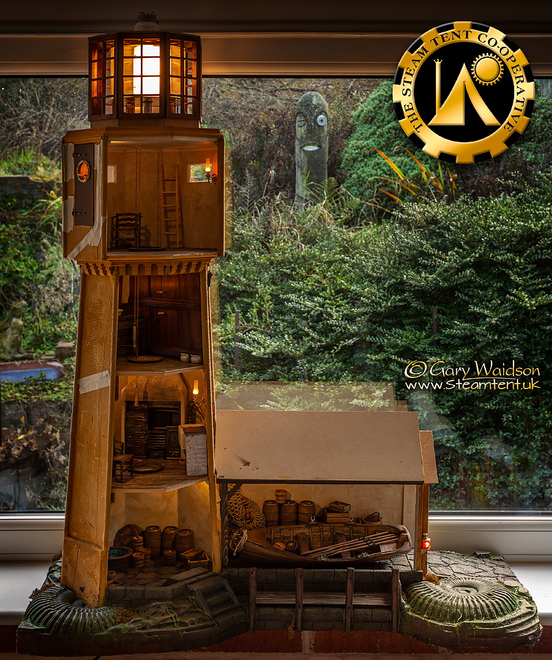 Ammon Rock - Building a 1/12th Scale Gothic Lighthouse  - The Steam Tent Co-operative.  Gary Waidson - www.Steamtent.uk