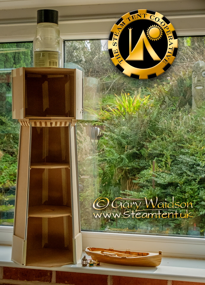 Ammon Rock - Building a 1/12th Scale Gothic Lighthouse  - The Steam Tent Co-operative.  Gary Waidson - www.Steamtent.uk