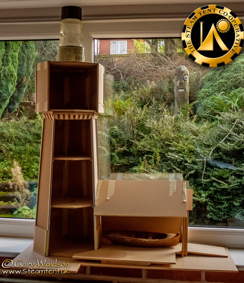 Ammon Rock - Building a 1/12th Scale Gothic Lighthouse  - The Steam Tent Co-operative.  Gary Waidson - www.Steamtent.uk