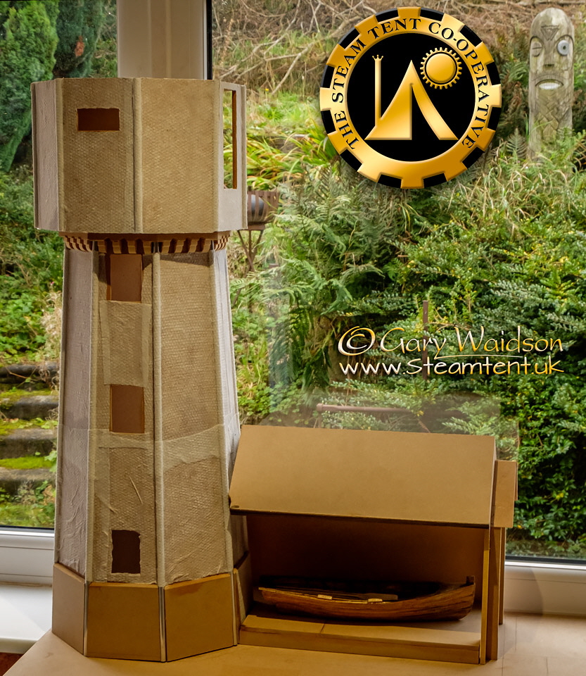 Ammon Rock - Building a 1/12th Scale Gothic Lighthouse  - The Steam Tent Co-operative.  Gary Waidson - www.Steamtent.uk