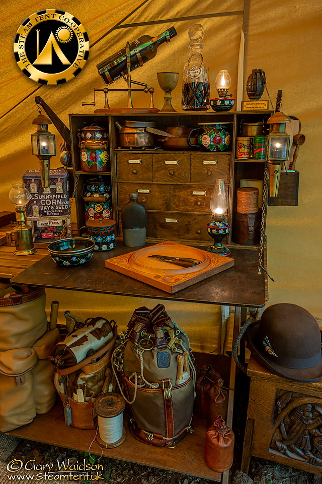 The Chuck Box in use - The Steam Tent Co-operative. © Gary Waidson - www.Steamtent.uk