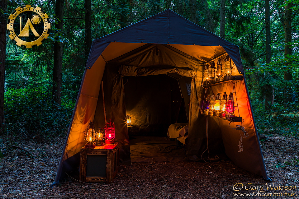 James' Tent - The Steam Tent Co-operative. © Gary Waidson - www.Steamtent.uk