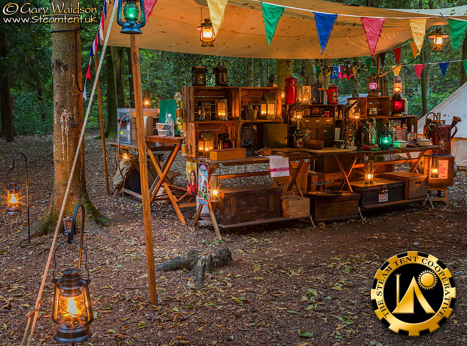 Kitchen Area - The Steam Tent Co-operative. © Gary Waidson - www.Steamtent.uk