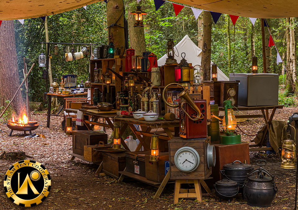 Kitchen Area - The Steam Tent Co-operative. © Gary Waidson - www.Steamtent.uk