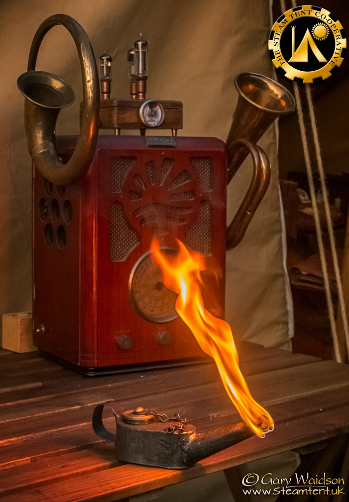 LMS-Oil Flare Lampt. The Steam Tent Co-operative.  Gary Waidson - www.Steamtent.uk
