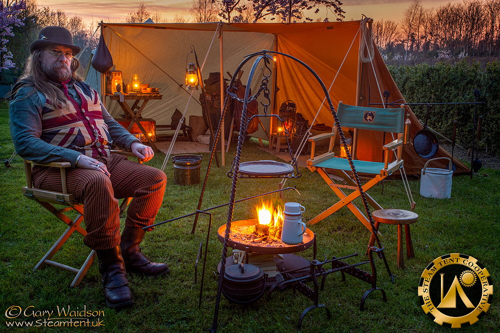 Retro Camp Organised by the Retro Outdoor Equipment group - The Steam Tent Co-operative. © Gary Waidson - www.Steamtent.uk