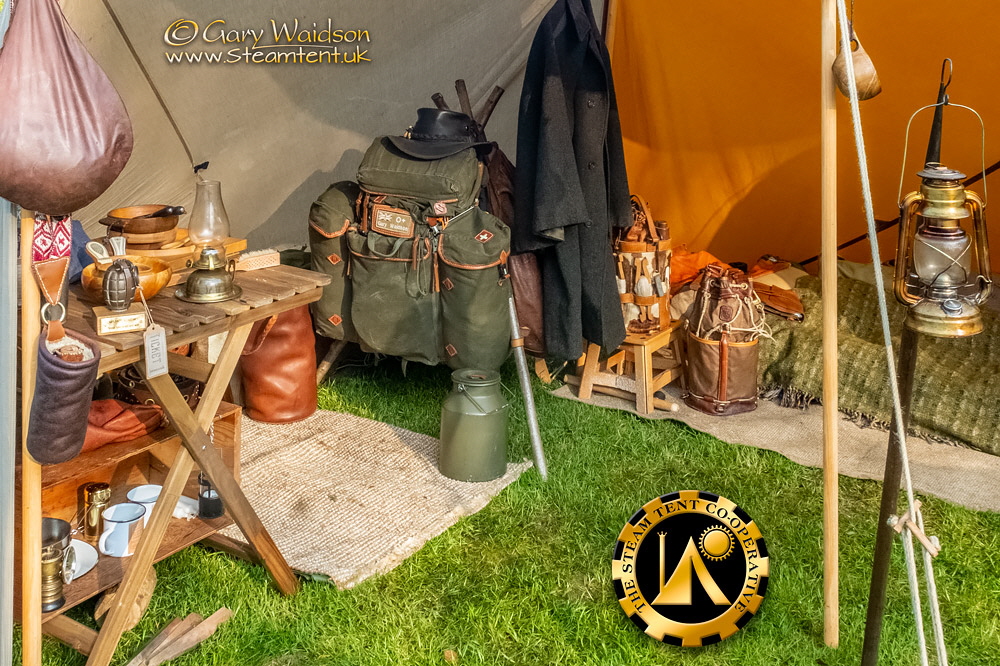 Retro Camp Organised by the Retro Outdoor Equipment group - The Steam Tent Co-operative. 