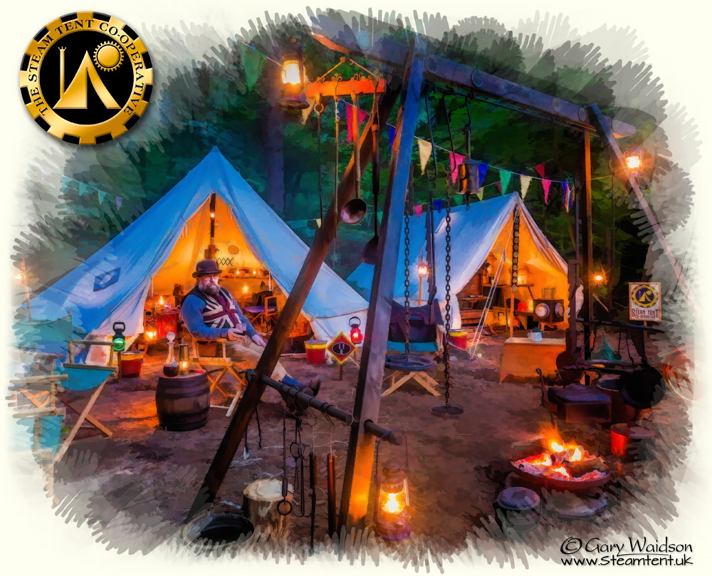The Steam Tent Co-operative.  Gary Waidson - www.Steamtent.uk