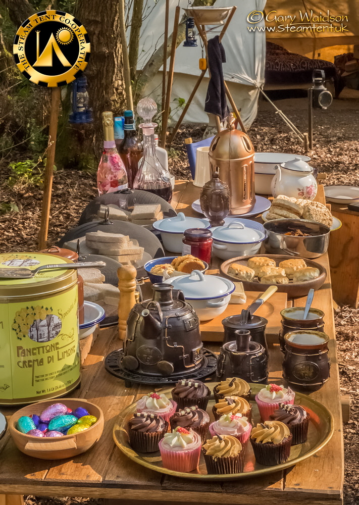 The Easter Tea Party 2019 - The Steam Tent Co-operative. © Gary Waidson - www.Steamtent.uk