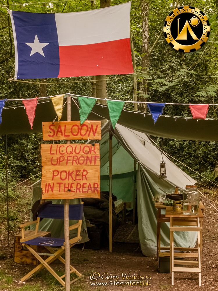 The Goldrush Camp 2019 - The Steam Tent Co-operative.  Gary Waidson - www.Steamtent.uk