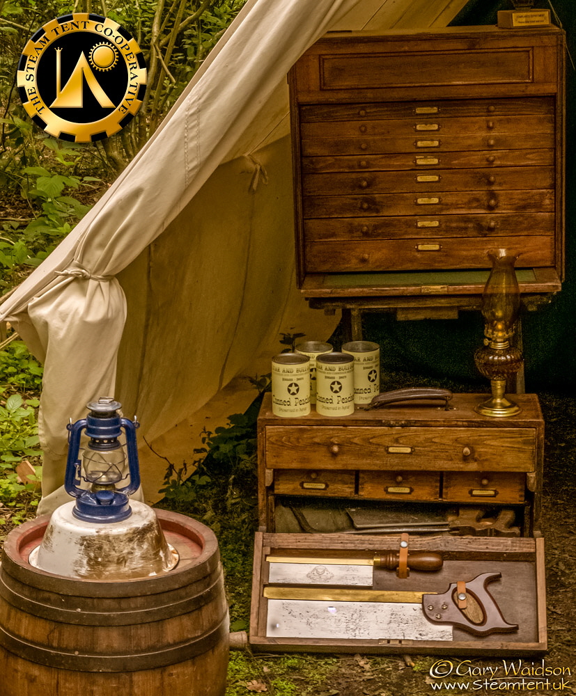 The Goldrush Camp 2019 - The Steam Tent Co-operative.  Gary Waidson - www.Steamtent.uk