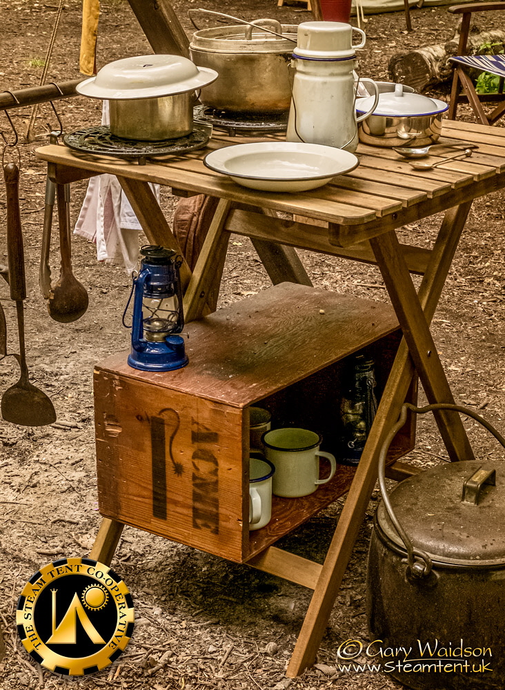 The Goldrush Camp 2019 - The Steam Tent Co-operative.  Gary Waidson - www.Steamtent.uk