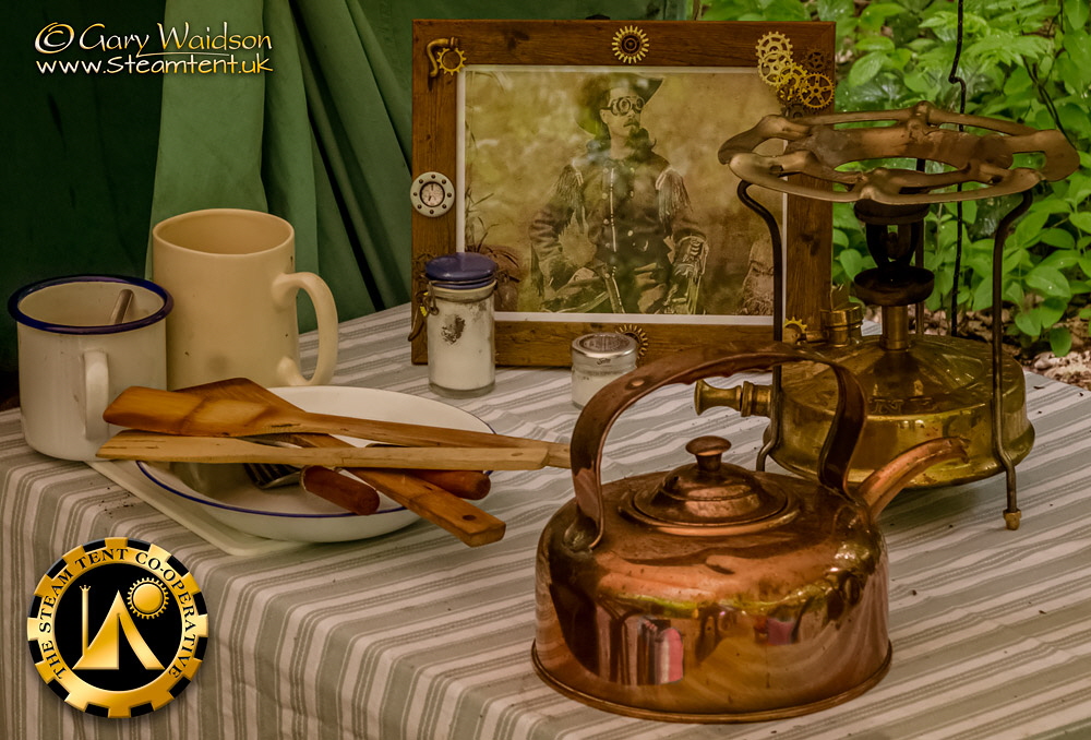 The Goldrush Camp 2019 - The Steam Tent Co-operative.  Gary Waidson - www.Steamtent.uk
