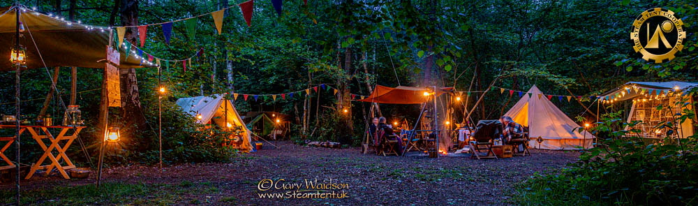 The Goldrush Camp 2019 - The Steam Tent Co-operative.  Gary Waidson - www.Steamtent.uk