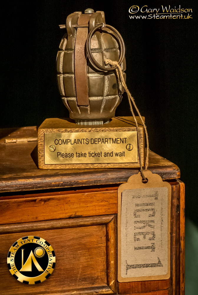 The Complaints Department - The Easter Tea Party 2019 - The Steam Tent Co-operative. © Gary Waidson - www.Steamtent.uk