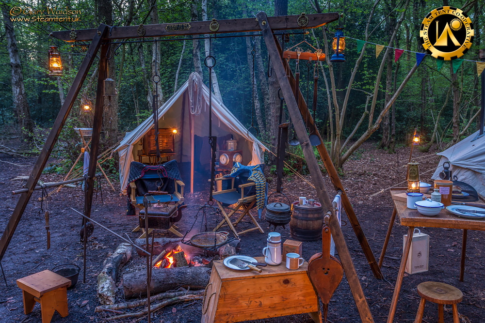 The Steam Tent Co-operative - Ready for Breakfast. © Gary Waidson - www.Steamtent.uk