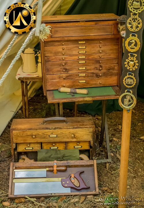 Tool Boxes - The Steam Tent Co-operative. © Gary Waidson - www.Steamtent.uk