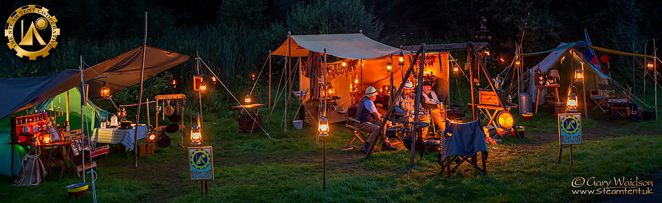  Steampunk Camping with the Steam Tent Co-operative. - © Gary Waidson - www.Steamtent.uk
