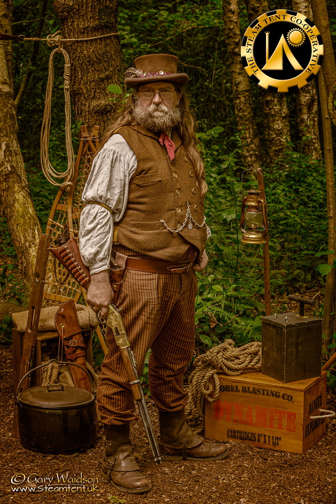 The Goldrush Camp 2019 - The Steam Tent Co-operative.  Gary Waidson - www.Steamtent.uk